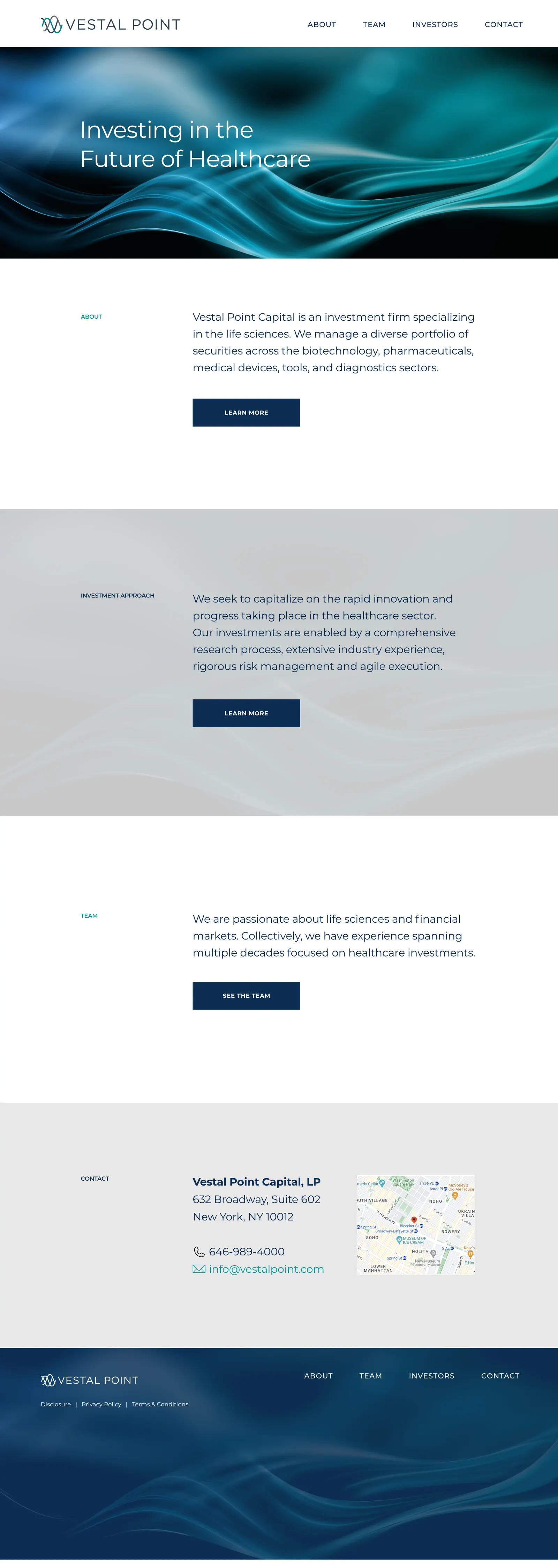 Vestal Point Capital design