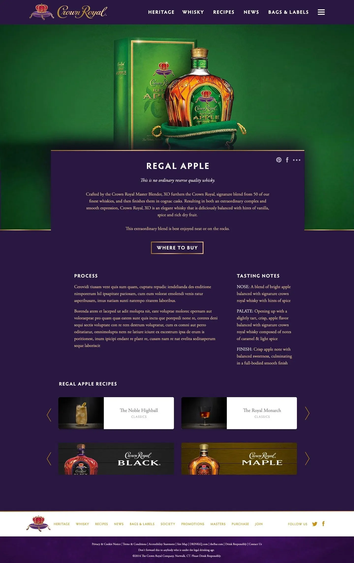 Crown Royal design