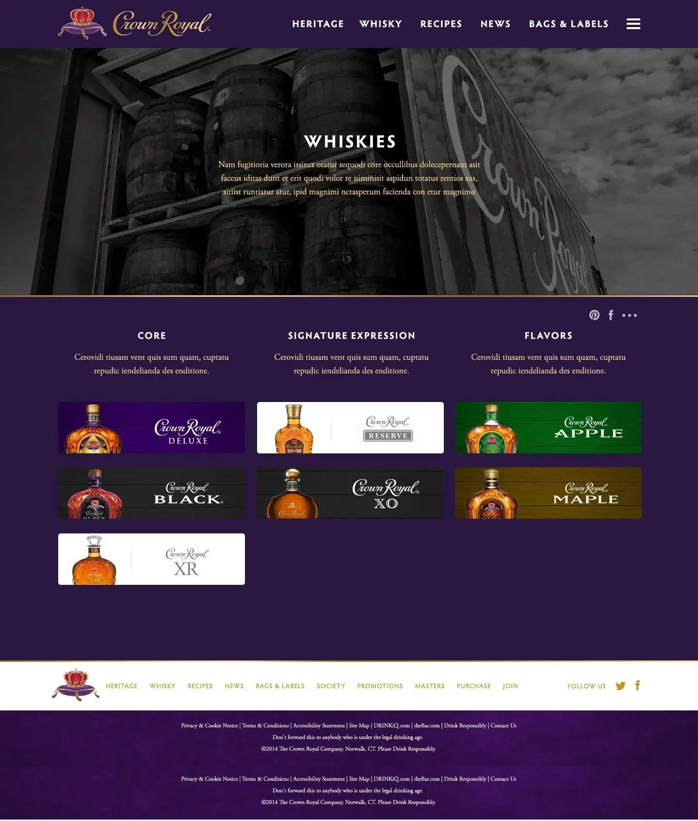 Crown Royal design