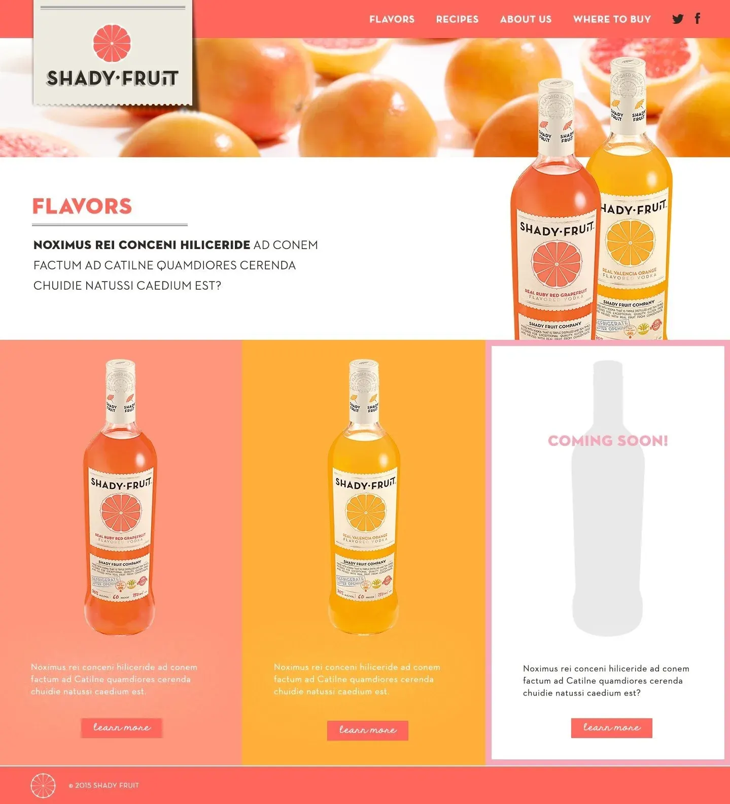 Shady Fruit design