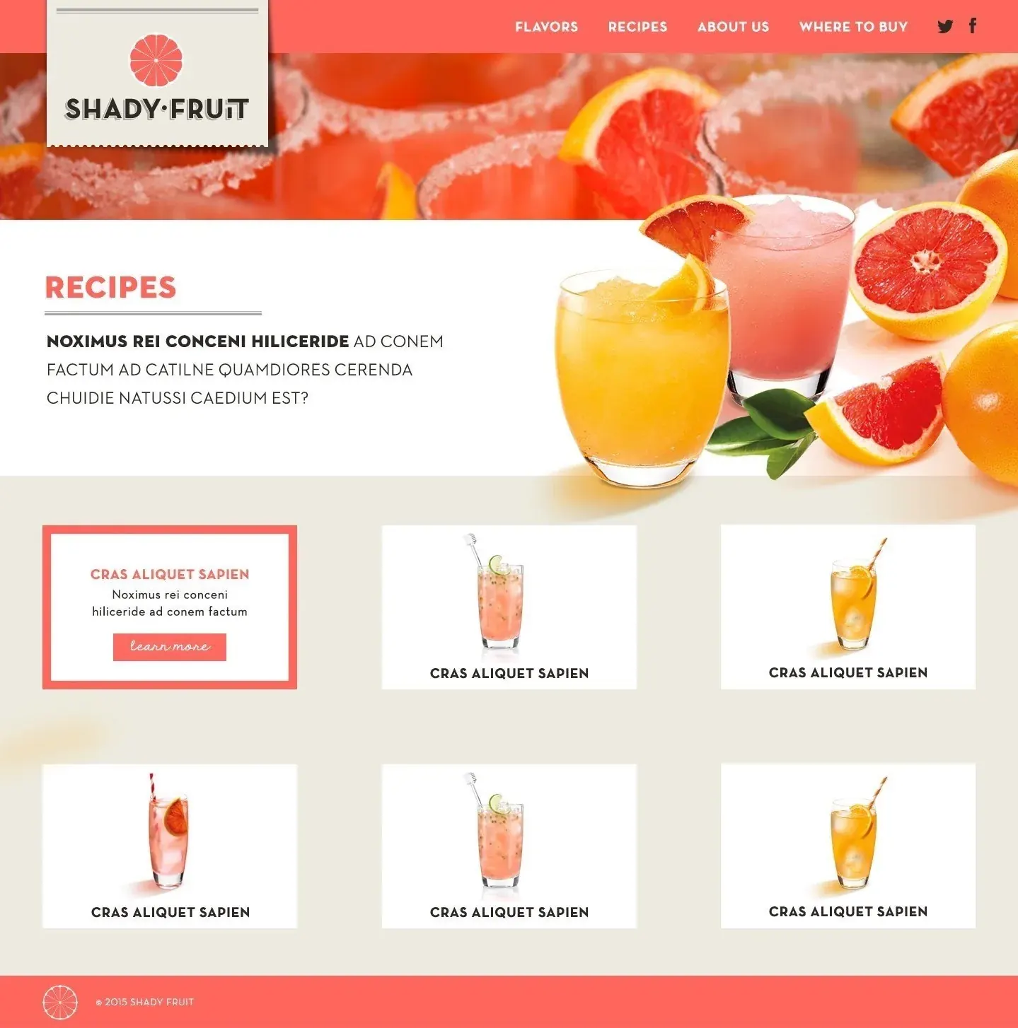 Shady Fruit design