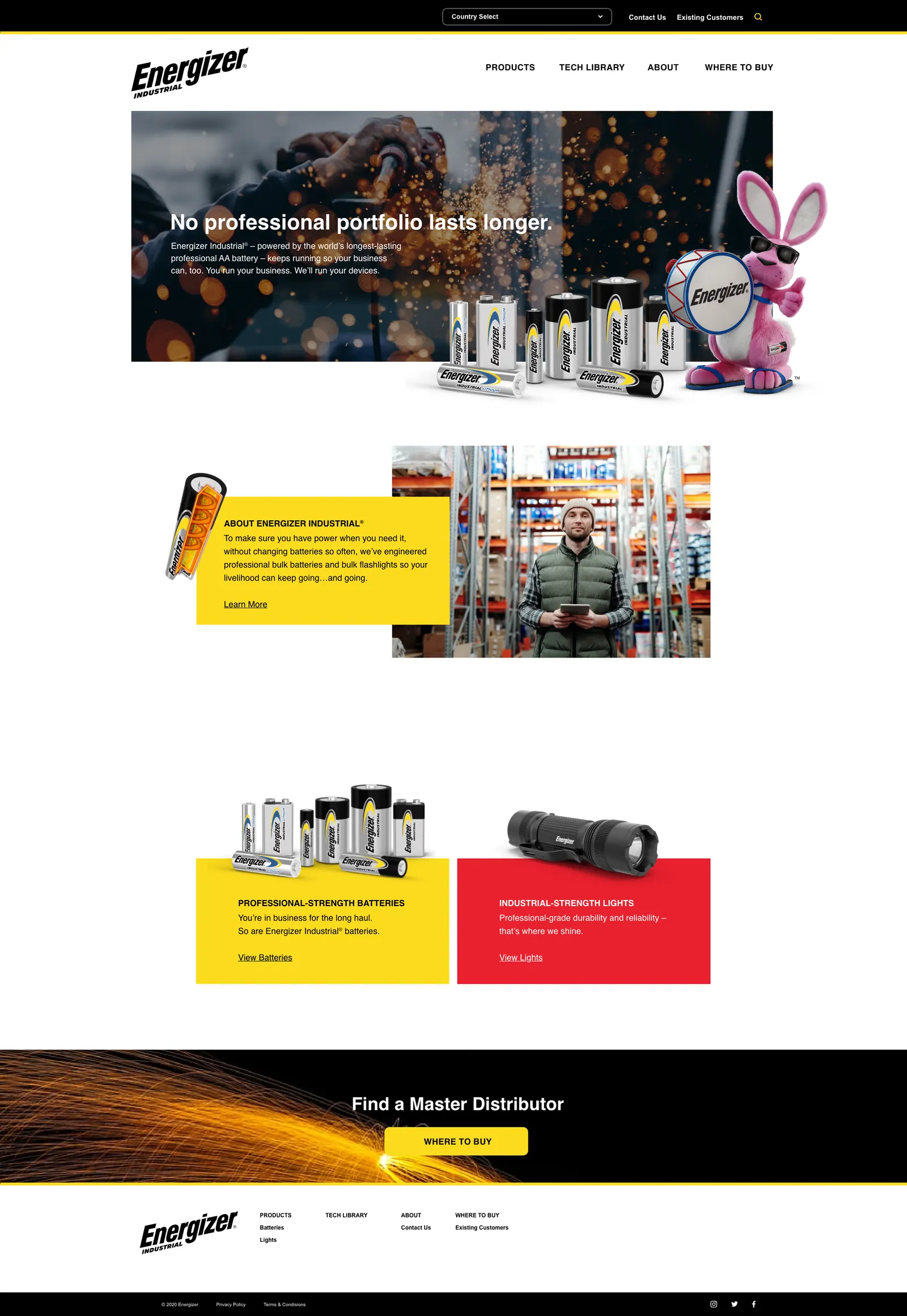 Energizer Industrial design