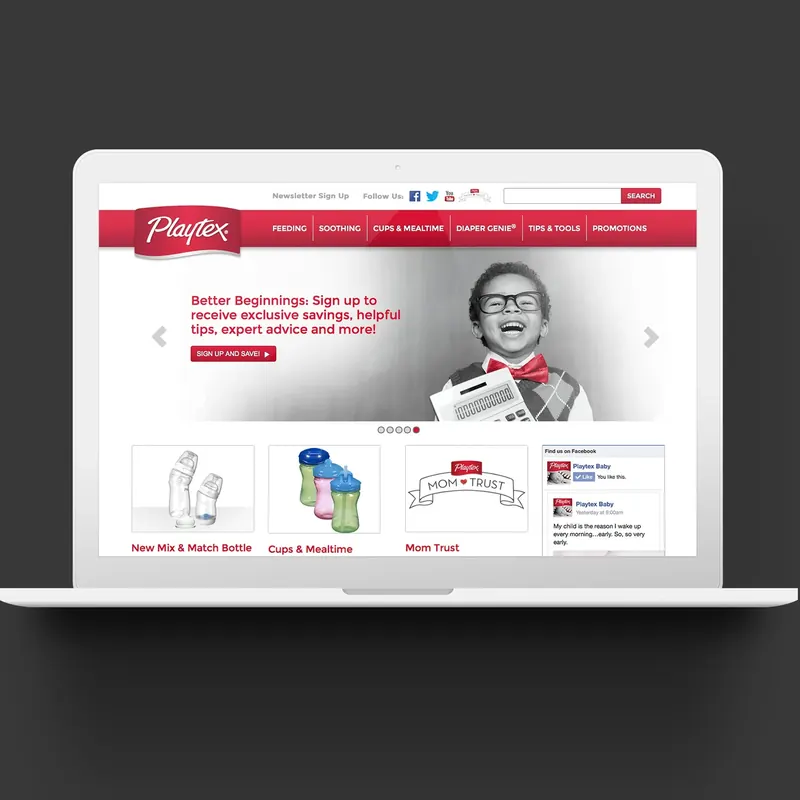 Playtex Baby website
