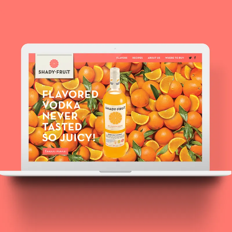 Shady Fruit website