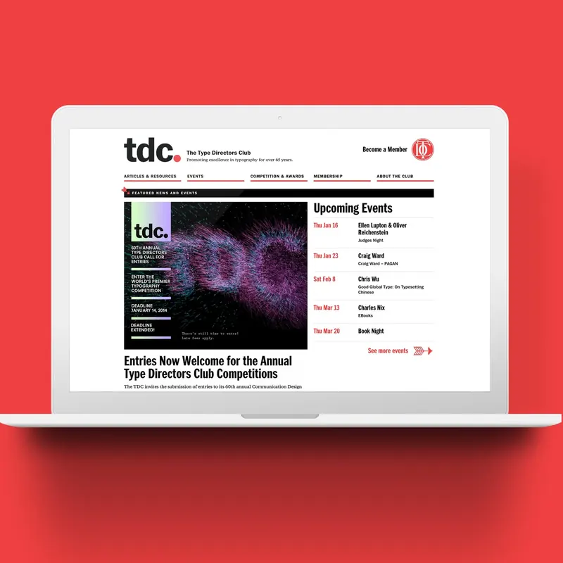 Type Directors Club website